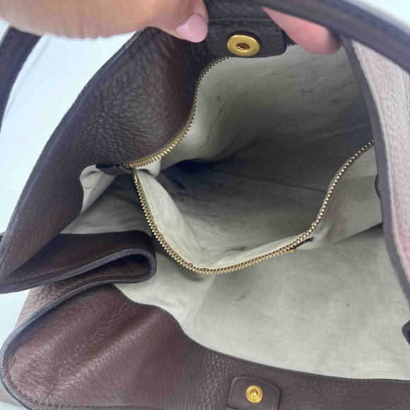 CAR SHOE - The Original Brown Leather Shoulder Bag by PRADA - Picture 6 of 6